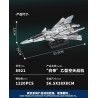 minGDi LEIBAO 8921 Xếp hình lắp ráp ghép mô hình Dự án Nantianmen: Máy bay chiến đấu không gian và không gian loại B Baidi