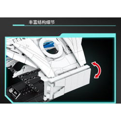 minGDi LEIBAO 8922 Xếp hình lắp ráp ghép mô hình Dự án Nantianmen: Nền tảng cất cánh và hạ cánh thẳng đứng đa năng Hanguang