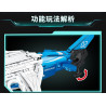 minGDi LEIBAO 8922 Xếp hình lắp ráp ghép mô hình Dự án Nantianmen: Nền tảng cất cánh và hạ cánh thẳng đứng đa năng Hanguang