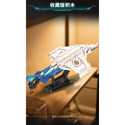 minGDi LEIBAO 8922 Xếp hình lắp ráp ghép mô hình Dự án Nantianmen: Nền tảng cất cánh và hạ cánh thẳng đứng đa năng Hanguang