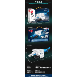 minGDi LEIBAO 8922 Xếp hình lắp ráp ghép mô hình Dự án Nantianmen: Nền tảng cất cánh và hạ cánh thẳng đứng đa năng Hanguang