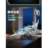 minGDi LEIBAO 8925 Xếp hình lắp ráp ghép mô hình Dự án Nantianmen: Tàu sân bay chiến lược hàng không vũ trụ quy mô lớn Luanniao