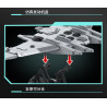minGDi LEIBAO 8925 Xếp hình lắp ráp ghép mô hình Dự án Nantianmen: Tàu sân bay chiến lược hàng không vũ trụ quy mô lớn Luanniao