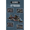 SEMBO 207253 SEMBO 207254 SEMBO 207255 SEMBO 207256 Xếp hình lắp ráp ghép mô hình Máy bay trinh sát SR-71 Blackbird 4 tổ hợp