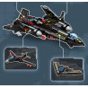 SEMBO 207253 SEMBO 207254 SEMBO 207255 SEMBO 207256 Xếp hình lắp ráp ghép mô hình Máy bay trinh sát SR-71 Blackbird 4 tổ hợp