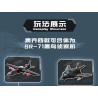 SEMBO 207253 SEMBO 207254 SEMBO 207255 SEMBO 207256 Xếp hình lắp ráp ghép mô hình Máy bay trinh sát SR-71 Blackbird 4 tổ hợp