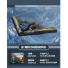 SEMBO 207253 SEMBO 207254 SEMBO 207255 SEMBO 207256 Xếp hình lắp ráp ghép mô hình Máy bay trinh sát SR-71 Blackbird 4 tổ hợp