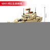SEMBO 207274 SEMBO 207275 SEMBO 207276 SEMBO 207277 Xếp hình lắp ráp ghép mô hình Chiến tranh sinh tồn: Sự kết hợp giữa xe tăng chiến đấu chủ lực Leopard 2 4