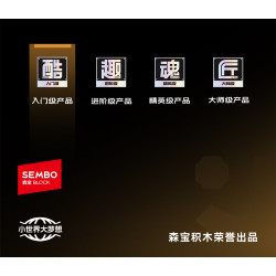 SEMBO 207274 SEMBO 207275 SEMBO 207276 SEMBO 207277 Xếp hình lắp ráp ghép mô hình Chiến tranh sinh tồn: Sự kết hợp giữa xe tăng chiến đấu chủ lực Leopard 2 4