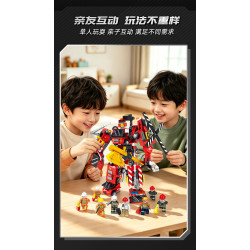 SEMBO 720955 SEMBO 720956 SEMBO 720957 SEMBO 720958 SEMBO 720959 SEMBO 720960 SEMBO 720961 SEMBO 720962 Xếp hình lắp ráp ghép mô hình Giải cứu ngày tận thế: Flame Guardian 8 tổ hợp