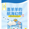 Wekki 518213 Xếp hình lắp ráp ghép mô hình Con dê dễ chịu và con sói to lớn: Khung ảnh giả tưởng tuyệt vời của cừu 6 loại Hộp mù