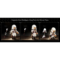 WISE BLOCK AULDEY HA395104US Ezio・Hidden Blade Xếp hình lắp ráp ghép mô hình Assassin's Creed 2: Thanh kiếm ẩn của Ezio