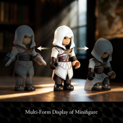 WISE BLOCK AULDEY HA395104US Ezio・Hidden Blade Xếp hình lắp ráp ghép mô hình Assassin's Creed 2: Thanh kiếm ẩn của Ezio