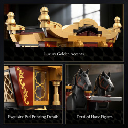 WISE BLOCK AULDEY HA395102US Papal Carriage Xếp hình lắp ráp ghép mô hình Assassin's Creed Brotherhood: Chuyến xe của Giáo hoàng