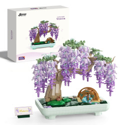 WISE BLOCK AULDEY HA393033US Seren：Wisteria Xếp hình lắp ráp ghép mô hình Seren: Wisteria