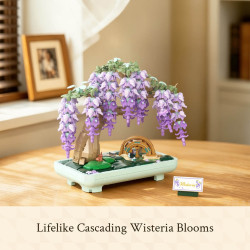 WISE BLOCK AULDEY HA393033US Seren：Wisteria Xếp hình lắp ráp ghép mô hình Seren: Wisteria
