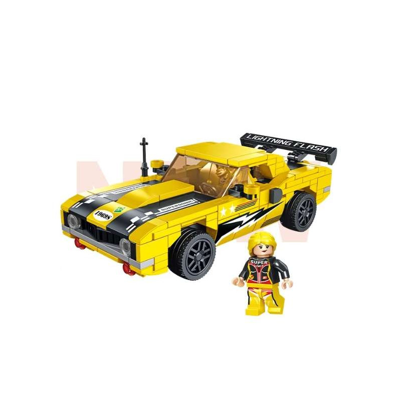 Forange FC1629 Xếp hình lắp ráp ghép mô hình Đua xe FC1629