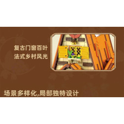 MORKMODEL MORK UrGe XMORK 20301 Windmill Vineyard Xếp hình lắp ráp ghép mô hình Vườn nho Cối xay gió Pháp