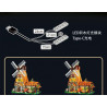 MORKMODEL MORK UrGe XMORK 20301 Windmill Vineyard Xếp hình lắp ráp ghép mô hình Vườn nho Cối xay gió Pháp