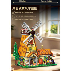 MORKMODEL MORK UrGe XMORK 20301 Windmill Vineyard Xếp hình lắp ráp ghép mô hình Vườn nho Cối xay gió Pháp
