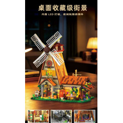 MORKMODEL MORK UrGe XMORK 20301 Windmill Vineyard Xếp hình lắp ráp ghép mô hình Vườn nho Cối xay gió Pháp