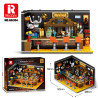 Reobrix 66304 Old Bar Xếp hình lắp ráp ghép mô hình Cảnh tam giác: Quán bar kiểu Mỹ cổ điển