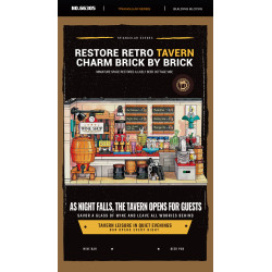 Reobrix 66305 Beer Bar Xếp hình lắp ráp ghép mô hình Cảnh tam giác: Beer Craft Bar