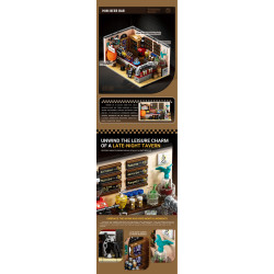Reobrix 66305 Beer Bar Xếp hình lắp ráp ghép mô hình Cảnh tam giác: Beer Craft Bar