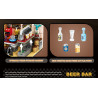Reobrix 66305 Beer Bar Xếp hình lắp ráp ghép mô hình Cảnh tam giác: Beer Craft Bar