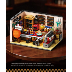 Reobrix 66305 Beer Bar Xếp hình lắp ráp ghép mô hình Cảnh tam giác: Beer Craft Bar