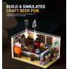 Reobrix 66305 Beer Bar Xếp hình lắp ráp ghép mô hình Cảnh tam giác: Beer Craft Bar