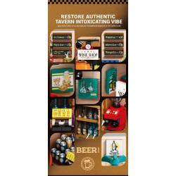 Reobrix 66305 Beer Bar Xếp hình lắp ráp ghép mô hình Cảnh tam giác: Beer Craft Bar