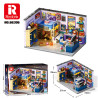Reobrix 66306 Bedroom Xếp hình lắp ráp ghép mô hình Cảnh tam giác: Phòng ngủ của tay đua