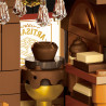 WISE BLOCK AULDEY HA393503US Miniature Mile：Chocolate Shop Xếp hình lắp ráp ghép mô hình cửa hàng sô cô la