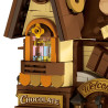 WISE BLOCK AULDEY HA393503US Miniature Mile：Chocolate Shop Xếp hình lắp ráp ghép mô hình cửa hàng sô cô la