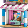 WISE BLOCK AULDEY HA393504US Miniature Mile：Ice Cream Shop Xếp hình lắp ráp ghép mô hình cửa hàng kem