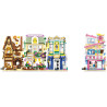 WISE BLOCK AULDEY HA393504US Miniature Mile：Ice Cream Shop Xếp hình lắp ráp ghép mô hình cửa hàng kem