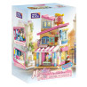 WISE BLOCK AULDEY HA393504US Miniature Mile：Ice Cream Shop Xếp hình lắp ráp ghép mô hình cửa hàng kem