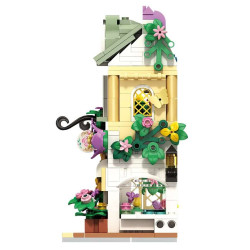 WISE BLOCK AULDEY HA393501US Miniature Mile：The Bloom Shop Xếp hình lắp ráp ghép mô hình cửa hàng hoa nở