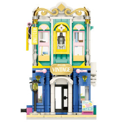 WISE BLOCK AULDEY HA393502US Miniature Mile：Boutique Store Xếp hình lắp ráp ghép mô hình Cửa hàng nhỏ