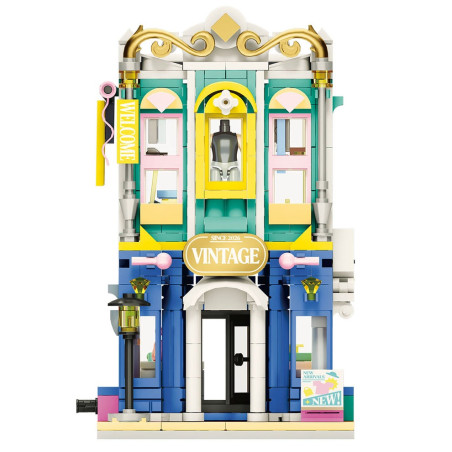 WISE BLOCK AULDEY HA393502US Miniature Mile：Boutique Store Xếp hình lắp ráp ghép mô hình Cửa hàng nhỏ