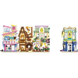 WISE BLOCK AULDEY HA393502US Miniature Mile：Boutique Store Xếp hình lắp ráp ghép mô hình Cửa hàng nhỏ