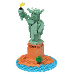 WISE BLOCK AULDEY U385625 Statue of Liberty Xếp hình lắp ráp ghép mô hình tượng nữ thần tự do