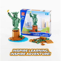 WISE BLOCK AULDEY U385625 Statue of Liberty Xếp hình lắp ráp ghép mô hình tượng nữ thần tự do