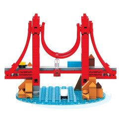 WISE BLOCK AULDEY EU385625 Golden Gate Bridge Xếp hình lắp ráp ghép mô hình cầu cổng vàng
