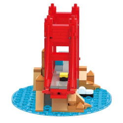 WISE BLOCK AULDEY EU385625 Golden Gate Bridge Xếp hình lắp ráp ghép mô hình cầu cổng vàng