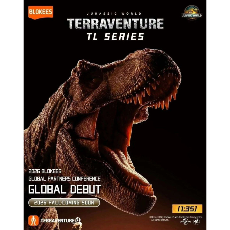 BLOKEES 75660 Jurassic World: Terraventure: Tl 01 Tyrannosaurus Rex Xếp hình lắp ráp ghép mô hình Bộ sưu tập thiên nhiên: Thế giới kỷ Jura TL 01 Tyrannosaurus Rex 1:35