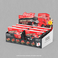Kalos 32136 Coca Cola: Vintage Car Blind Box Xếp hình lắp ráp ghép mô hình Coca-Cola: Hộp mù ô tô cổ điển