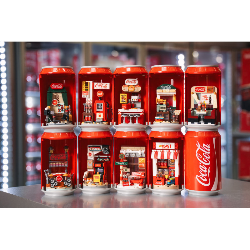 Kalos 32138 Coca Cola Moment Blind Box Series Xếp hình lắp ráp ghép mô hình Coca-Cola: Dòng sản phẩm hộp mù khoảnh khắc bất ngờ