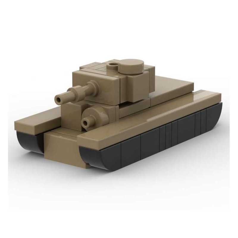 Onebrick OB-1083-2 Xếp hình lắp ráp ghép mô hình Mini A27M Cromwell Mk.V